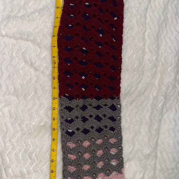 Multicolor Crochet Scarf - Picture 5 of 5